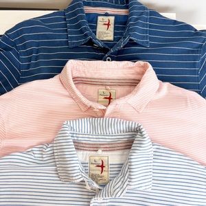 Relwen three polos polo shirt striped bundle